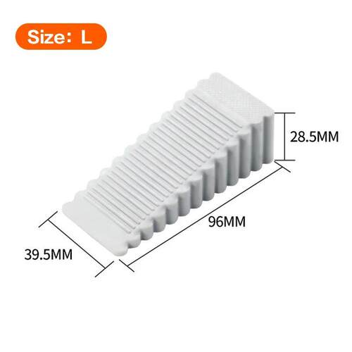 Silicone Door Stopper Wedge Safety Door Stop Block Wall Prot