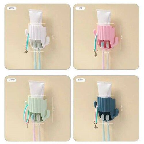 Punch-free Toothbrush Toothpaste Holders Household Wall