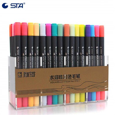 80 Colors Watercolor Brush Pen Set Aquarelle Markers Do