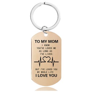 Keychain Pendant Gratitude Gifts Metal Keychain with Engrave