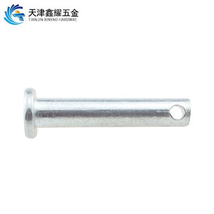 GB882平头带孔圆柱定位销带孔销钉b型镀锌销轴T型插MM5MM8M10