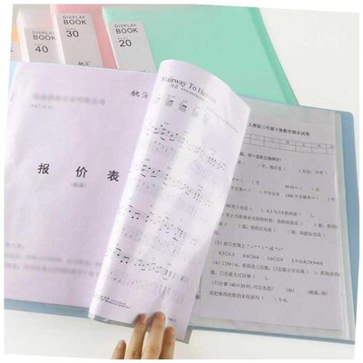 Folder data book paper A4 office supplies clip 文件夹票据夹