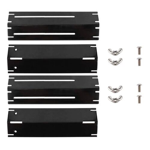 2/4 pair Adjustable Grill Heat Plate Shield Heat Tent Replac