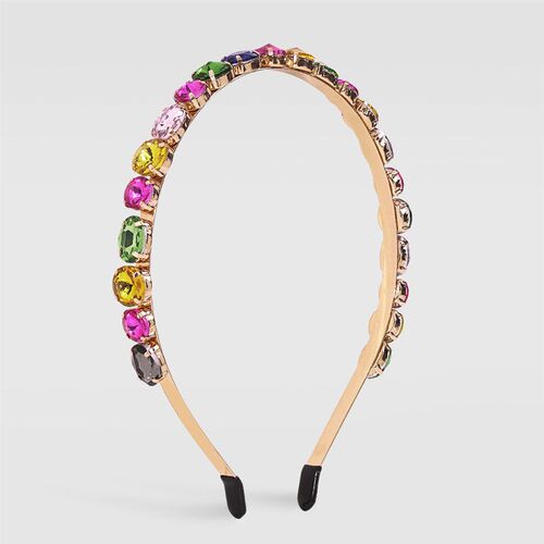 Glass drill hair hoop head hoop high-end atmosphere show sty