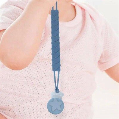 Soft Pacifier Clip Teether Silicone Pacifier Holder Food