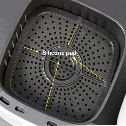 10pcs Airfryer Bottom Plate Bumpers Mini Silicone Baking