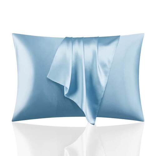 2 Pack Satin Silk Pillowcase Pillow Case Pillow Cover 48x74
