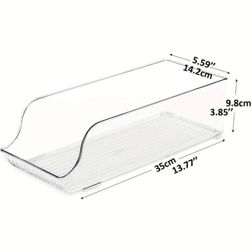 1pc Refrigerator Organizer Bins Soda Can Dispenser Beverage