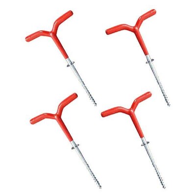 4pcs Ice Adapter Spiral Stake Durable Tent Pegs Camping