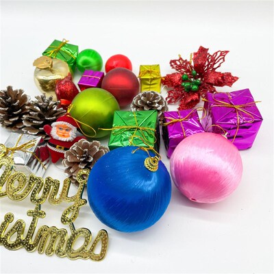 Christmas Decorations Are Packed With Snowflake Bells Hangin