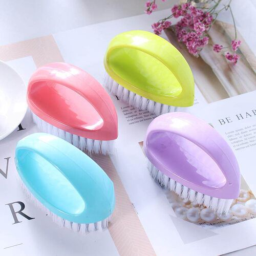 Colorful Egg-Shaped Cleaning Brush - Multi-functional Home L