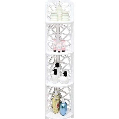 -bathroom shelf floor punching bathroom receive free corner