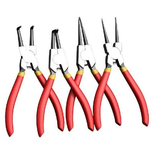 4Pcs Rings Pliers Set Circlip Plier Internal/External Heavy