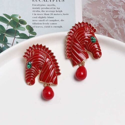 Alternative tend earring accessories personalized animal sha