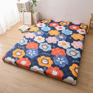 加厚床垫褥单人1.5 1.8M学生宿舍保暖絮垫被打地铺睡垫折叠防滑