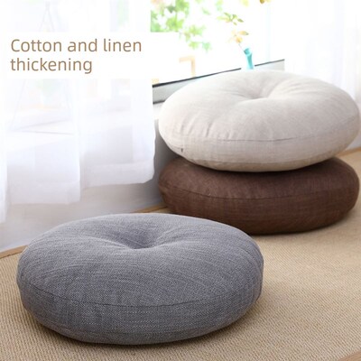 Small pumpkin ice flower velvet sofa round cushion pillow