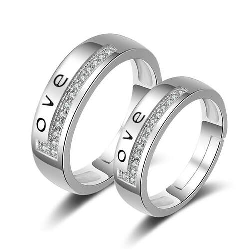 Moissanite six-claw diamond ring female proposal marriage op