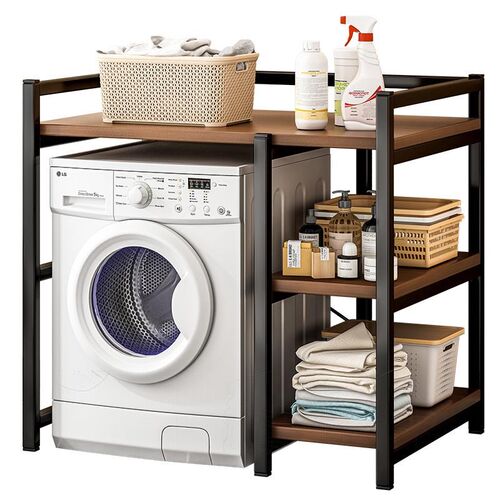 Bathroom toilet rack washing machine large storage shelf