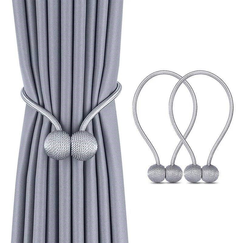 1pcs Magnetic Curtain Tie Backs Hook Buckle Household Useful - 实物图