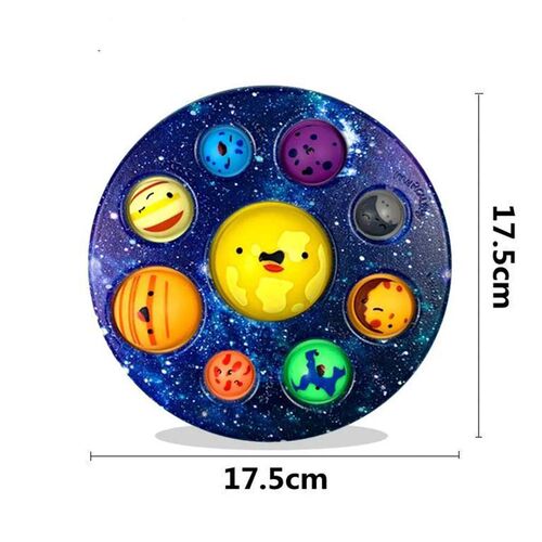 Baby Sensory Simple Dimple Planet  Push Bubble Fidget Toy Au