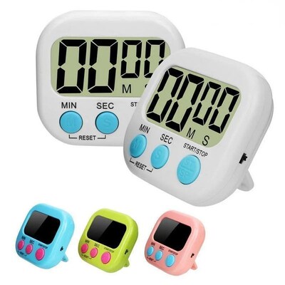 Kitchen Timer Magnetic LCD Digital Countdown Timer Cooking T