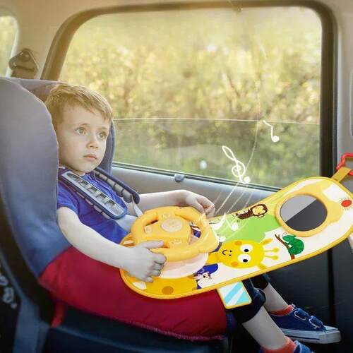 Baby Car Seat Toys Baby Toy Electric Simulate Driving Car Co