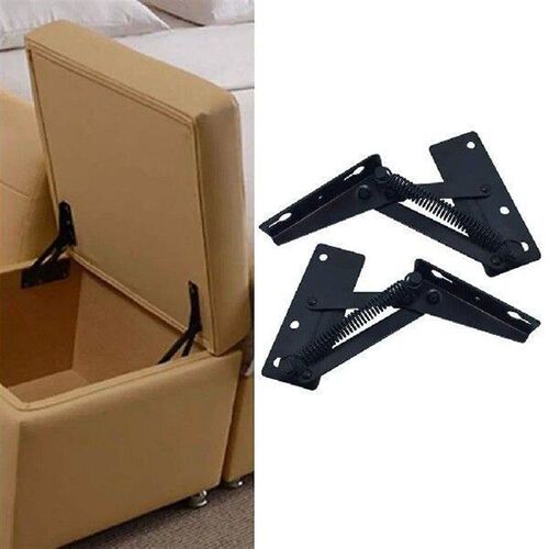 2Pcs Adjustable Angle Mechanism Hinge 125x43.5mm Metal