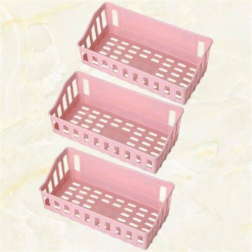 3pcs Bathroom Shower Wall Storage Shelf Organizer Basket