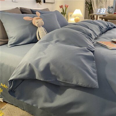 Bed sheets set quilt duvet cover pillow case bedding 4 sets