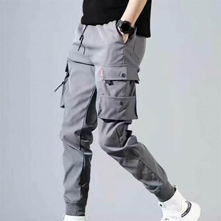 Men Trousers Jogging Military Cargo Pants Casual Work Track