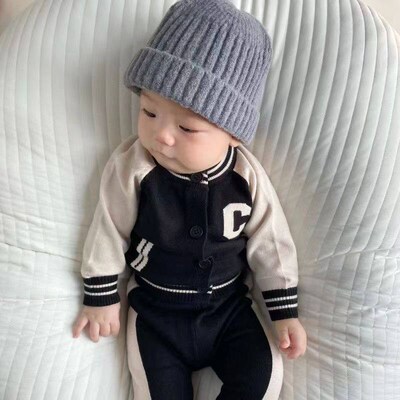 Baby Clothes Set Male And Female Baby Sweater Knitted 0-2 Ye