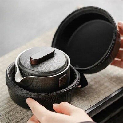 ceramic teapot with 2 cups a tea sets portable travel tea