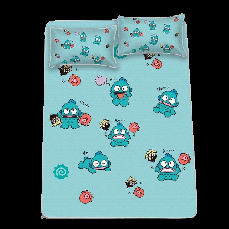 卡通儿童半人鱼牛奶冰丝席丑鱼汉顿学生宿舍夏季凉席可机洗,床上用品,冰丝席,淘宝优惠券,粉丝福利购,淘宝优惠卷