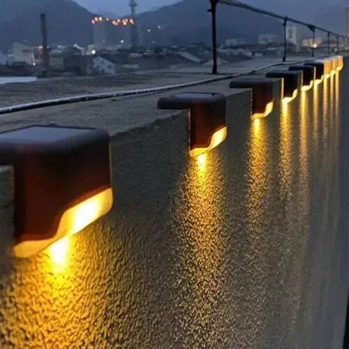 1/4/8/12/pcs Solar LED Lights Outdoor Garden Light Deck Lamp