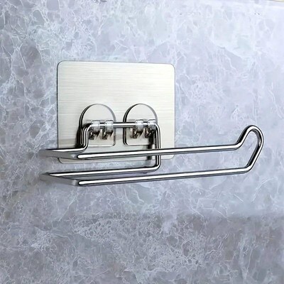 1pc Tissue Dispenser Multifunction Toilet Kitchen Roll Paper