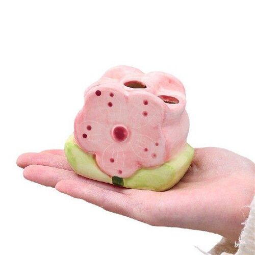 Cute Flower Cosmetic Brush Storage Box Pen Conner Vase