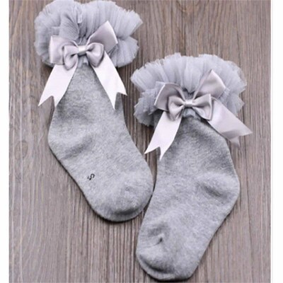 newborn baby knee high stockings Girls lace Princess stockin