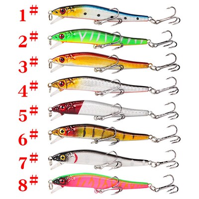 8-color classic floating waterway sub bait 10.7cm6g with so