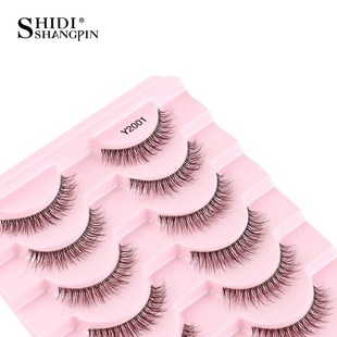 5/10Pairs False Lashes Cat Eye Eyelashes Eyelash Extension 3