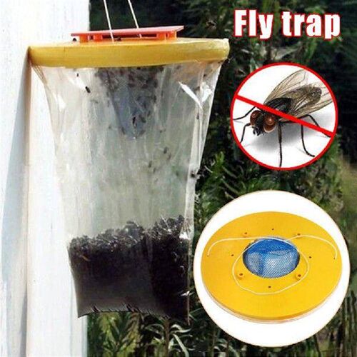 Flies Catching Bag Hanging Flies Trap Non Toxic Pest