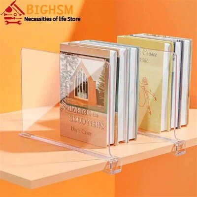 1PC Acrylic Shelf Divider For Closets Organizers Shelves