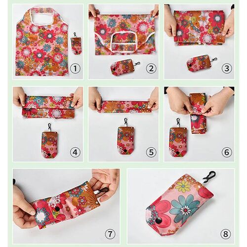Fashion Printing Foldable Eco-Friendly Shopping Bag Tote Fol