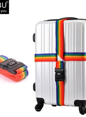 Luggage Strap Cross Belt Packing Travel Suitcase Password Lo