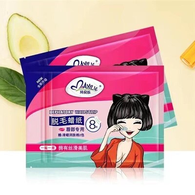 90Pcs/Pack Facial Lip Wax Strips for Face Chin Upper Toes