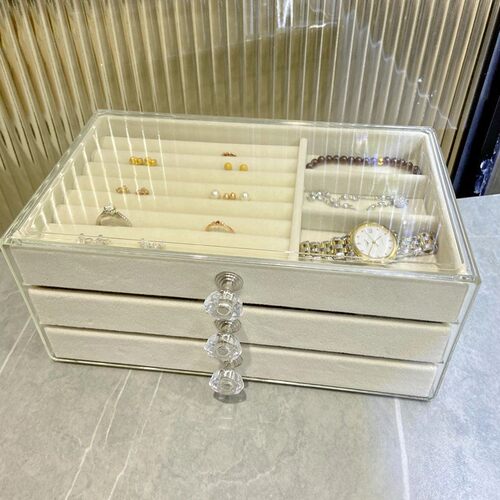 Layers Jewelry Organizer Box Display Holder Earring Ring