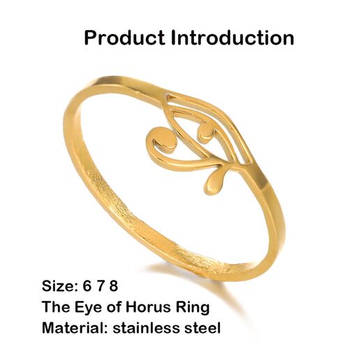 Vintage Ancient Egyptian The Eye Of Horus Symbol Ring For Wo