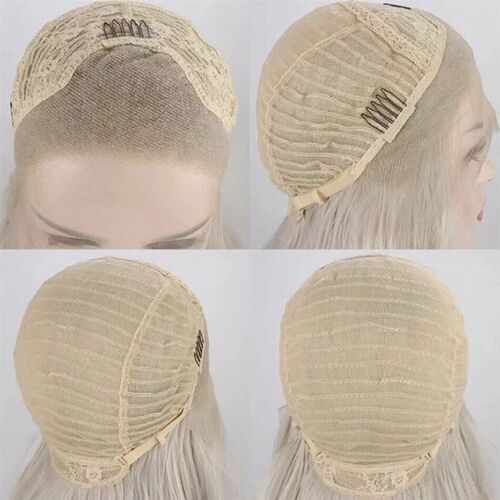 Wig Womens Flax Color Water Corrugated Chemical Fiber High