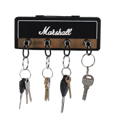 Key Storage Holder Rack Pluginz Guitar Plug Keychain Holder