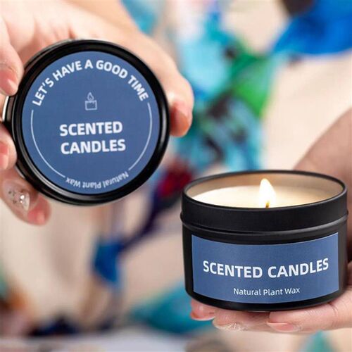 Scented Candles Flowers Scent Lavender Rose Aromatic Candles