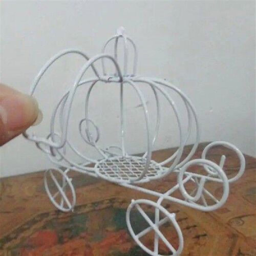 N58C Pack Of 4 Elegant White Iron Wedding Candy Boxes For